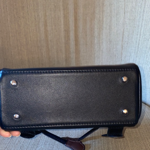 RESERVED FOR TIFF 20cm black brown leather mini doll picto idolle  handbag - Picture 7 of 14